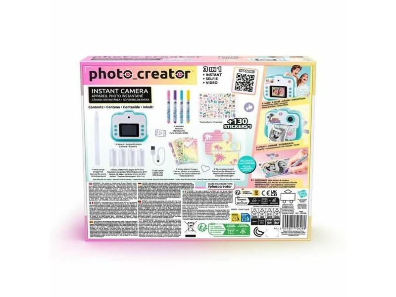 Фотоапарат за Моментни Снимки Canal Toys CLK 028