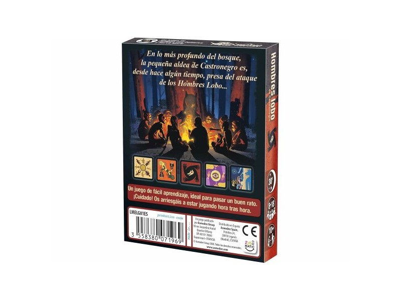 Образователна Игра Los Hombres Lobo de Castronegro Asmodee ASMWER01ES (ES)