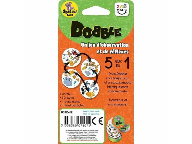 Настолна игра Asmodee Dobble Kids (FR)