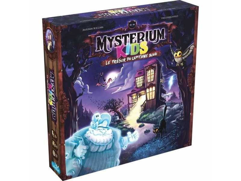 Настолна игра Asmodee Mysterium Kids: Le Trésor du Capitaine Bouh (FR)