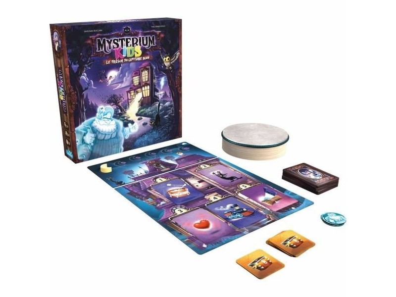 Настолна игра Asmodee Mysterium Kids: Le Trésor du Capitaine Bouh (FR)