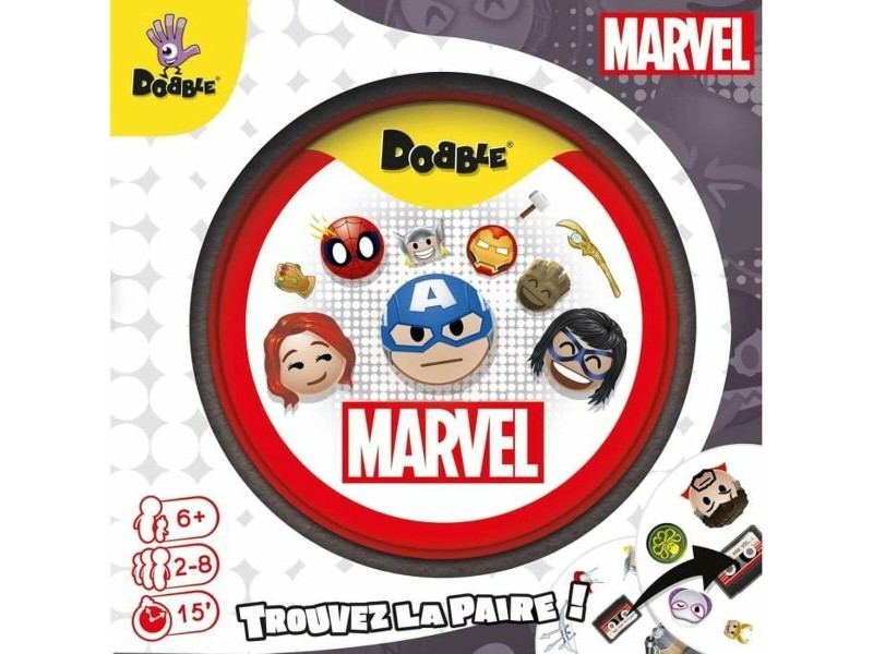 Образователна Игра Asmodee Dobble: Marvel