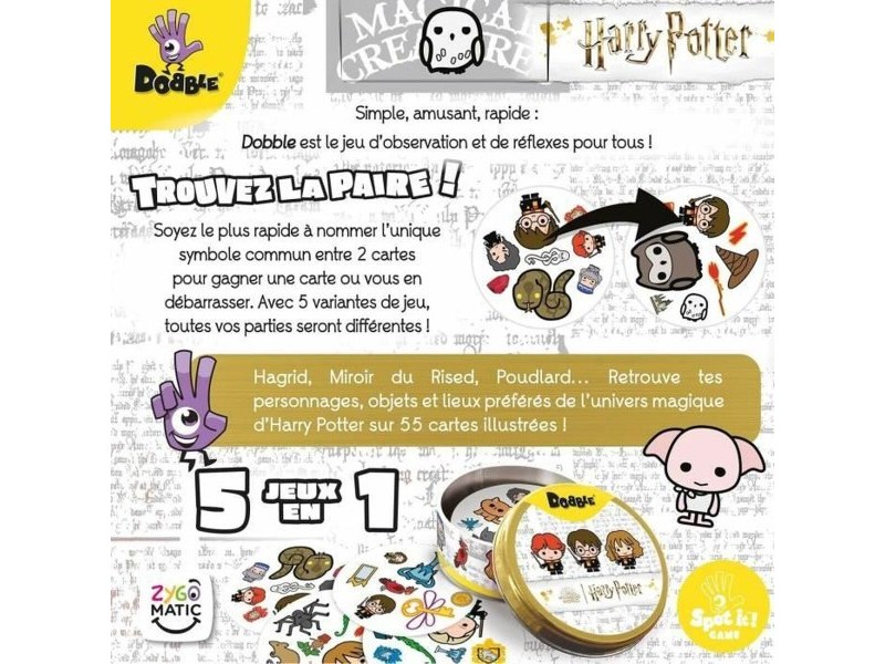 Образователна Игра Asmodee Dobble Harry Potter
