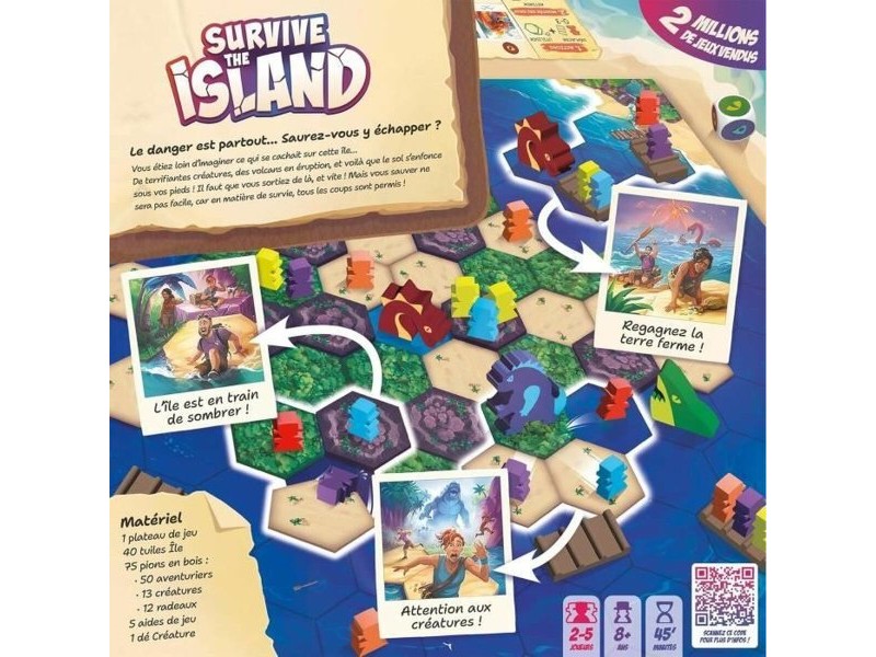 Настолна игра Asmodee Survive The Island