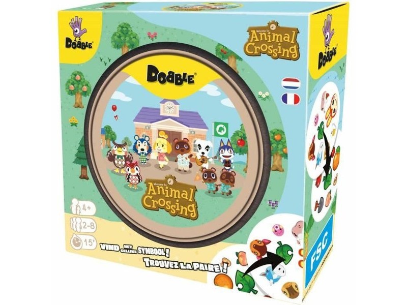 Настолна игра Asmodee Dobble : Animal Crossing