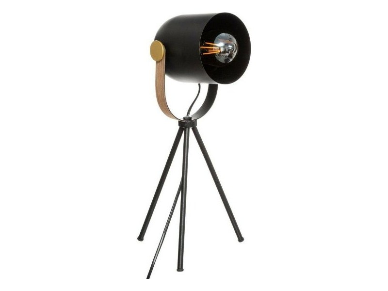 Настолна лампа Atmosphera Action Триножник Черен полистирен 25 W 220-240 V 16 x 18 x 45 cm