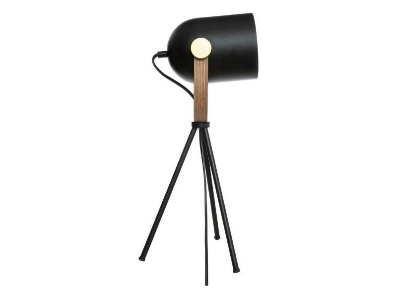 Настолна лампа Atmosphera Action Триножник Черен полистирен 25 W 220-240 V 16 x 18 x 45 cm