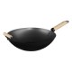 Уок Тиган Secret de Gourmet Черен Неръждаема стомана Ø 35 cm
