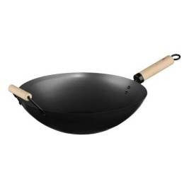 Уок Тиган Secret de Gourmet Черен Неръждаема стомана Ø 35 cm