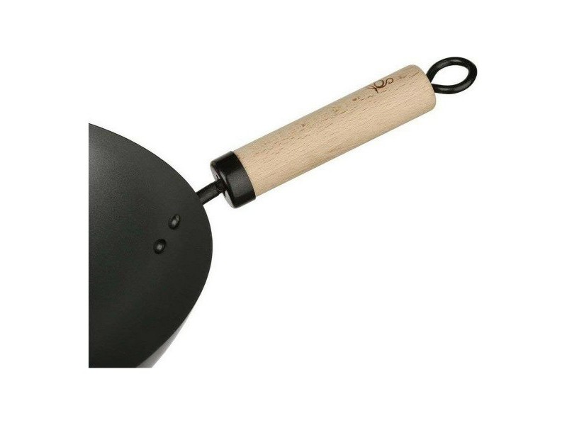 Уок Тиган Secret de Gourmet Черен Неръждаема стомана Ø 35 cm