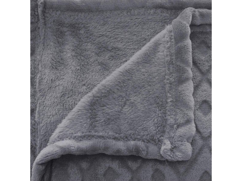 Одеяло Atmosphera Plaid Winter Rhombus Сив (230 x 180 cm)