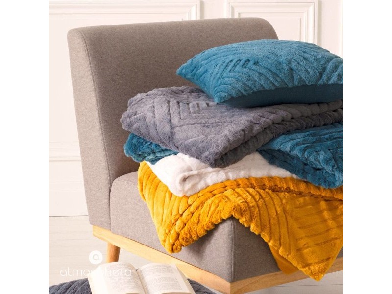 Одеяло Atmosphera Plaid Winter Rhombus Сив (230 x 180 cm)
