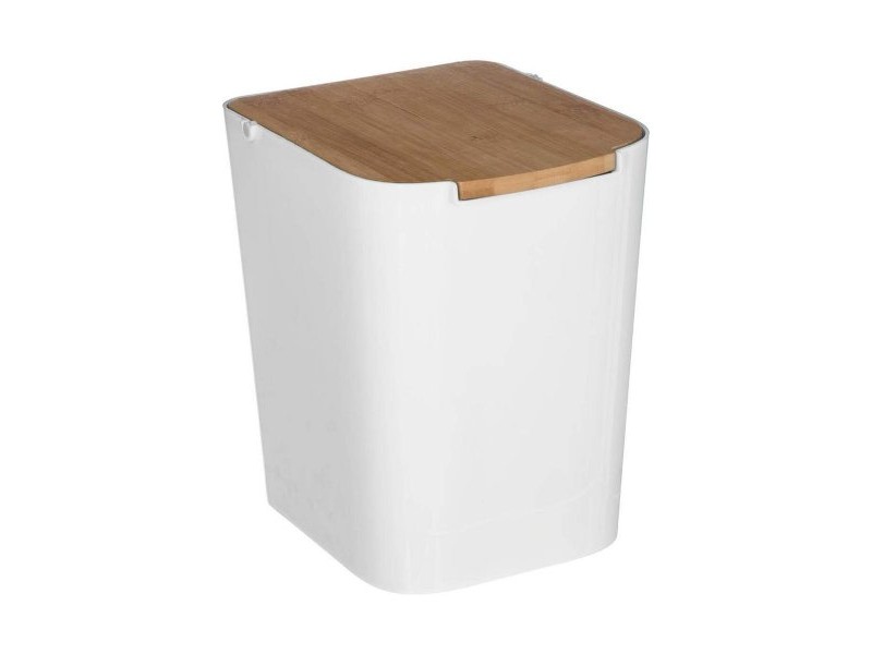 Кошче за боклук 5five Simply Smart Baltik Бял Естествен 5 L (5 L)