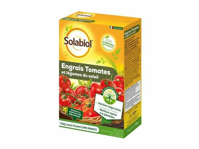 Растителен тор Solabiol Sotomy15 Домат Зеленчуци 1,5 Kg