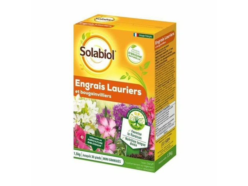 Органичен тор Solabiol Laurel Bougainvillea 1,5 Kg