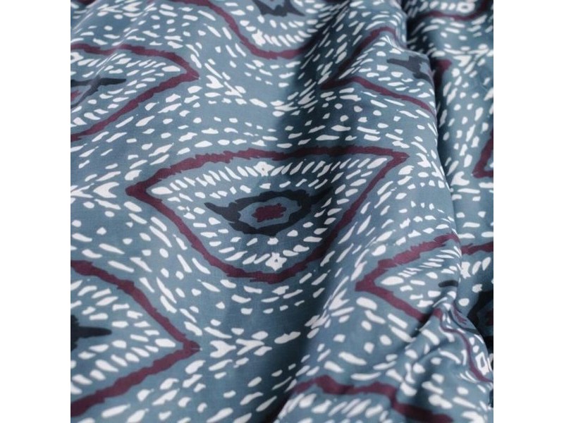 Комплект покривка за завивка TODAY Romb 220 x 240 cm Син 3 Части