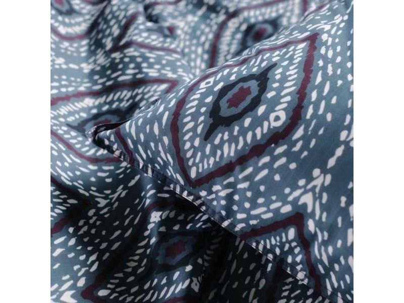 Комплект покривка за завивка TODAY Romb 220 x 240 cm Син 3 Части