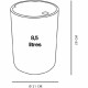 Кошче за боклук TODAY UTILITY Черен 8,5 L 21 x 29 cm
