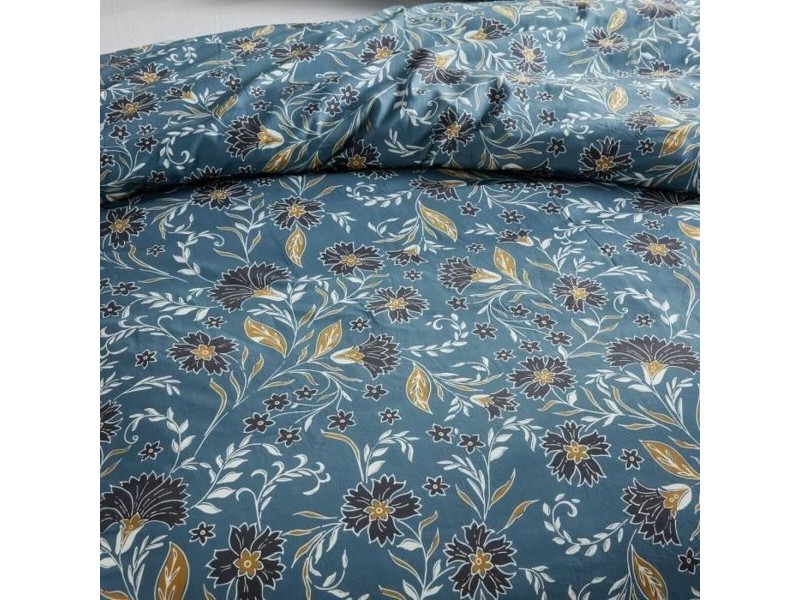 Комплект покривка за завивка TODAY Син