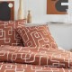 Комплект покривка за завивка TODAY Оранжев Orange 180/200 легло 2 Части