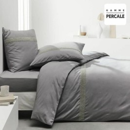Комплект покривка за завивка TODAY Percale Сив 220 x 240 cm
