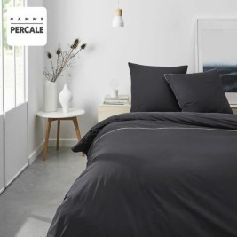 Комплект покривка за завивка TODAY Percale Черен Сив Антрацит 240 x 260 cm