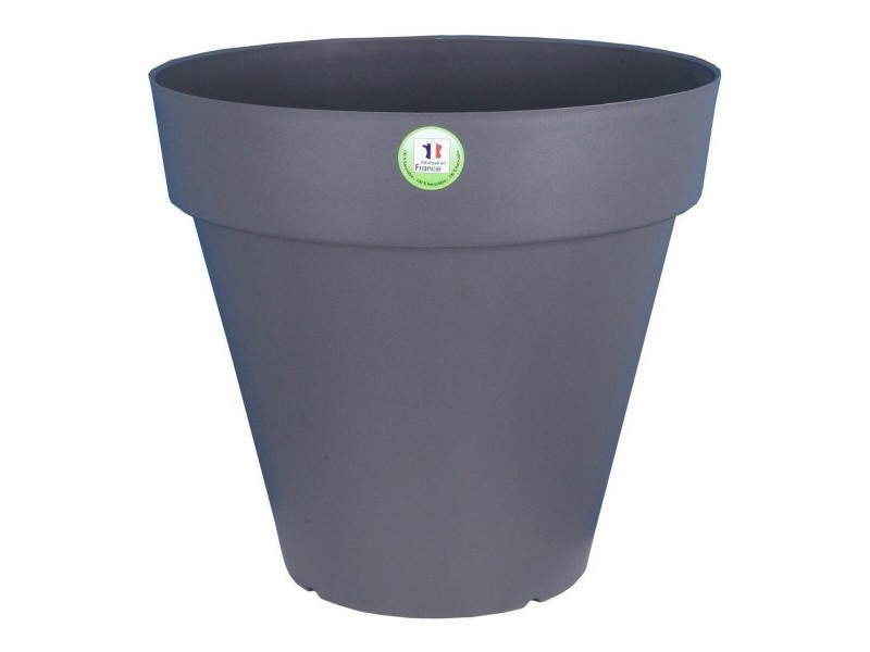 Саксия Riviera 414076 Кръгъл Сив Пластмаса