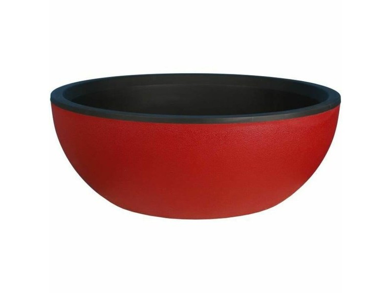 Саксия Riviera Granite Ø 40 cm Червен