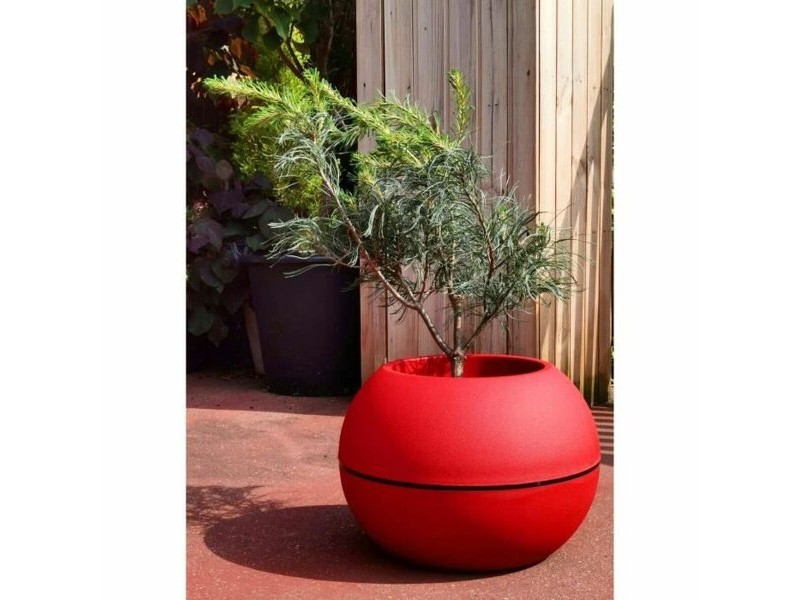 Саксия Riviera D40 Pall Червен Гранит Ø 40 cm