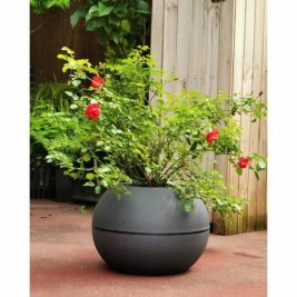 Саксия Riviera 814276 Сив Кръгъл Pall Ø 40 cm