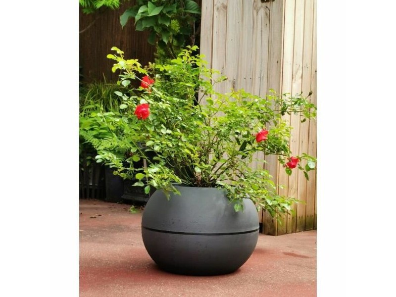 Саксия Riviera 814276 Сив Кръгъл Pall Ø 40 cm