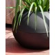 Саксия Riviera Черен Пластмаса Кръгъл Pall Ø 50 cm