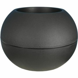 Саксия Riviera Черен Пластмаса Кръгъл Pall Ø 50 cm