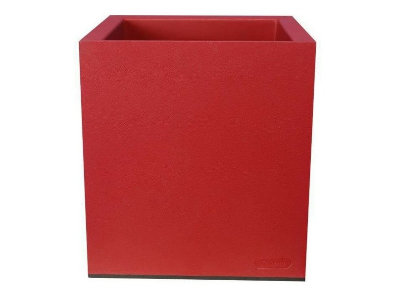 Саксия Riviera Червен Пластмаса Квадратек 40 x 40 cm