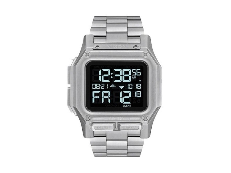 Мъжки часовник Nixon A1268-000 Черен Сив