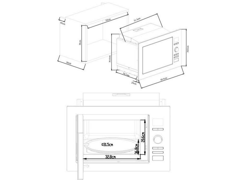 Микровълнова Фурна с Грил Continental Edison CEMO25GINE 25 L 900 W