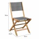 Aiatool Acacia Сив 50 x 57 x 90 cm (4 Части)