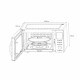 Микровълнова Фурна с Грил Continental Edison 900 w 25 L Сребрист 900 W 25 L