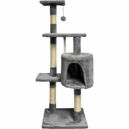 Чесало за Нокти за Котки Paloma Dark Сив 45 x 17 x 45 cm полиестер Плюш Дървен (1 броя)