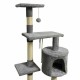 Чесало за Нокти за Котки Paloma Dark Сив 45 x 17 x 45 cm полиестер Плюш Дървен (1 броя)