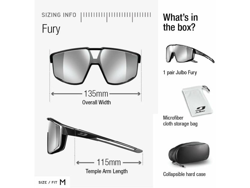 Слънчеви очила Julbo FURY REACTIV 0-3 HC Син