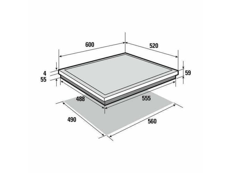 Индукционен Котлон Sauter SPI4664B 60 cm 5700 W