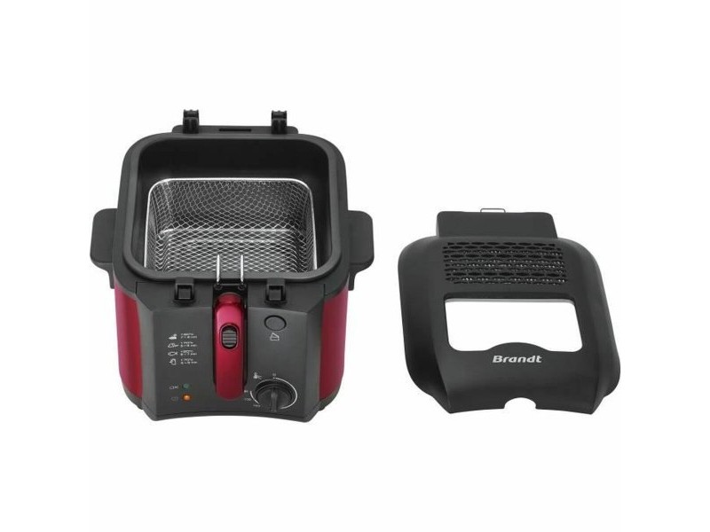 Фритюрник Brandt FRI25R Черен Червен 1 kg 2,5 L