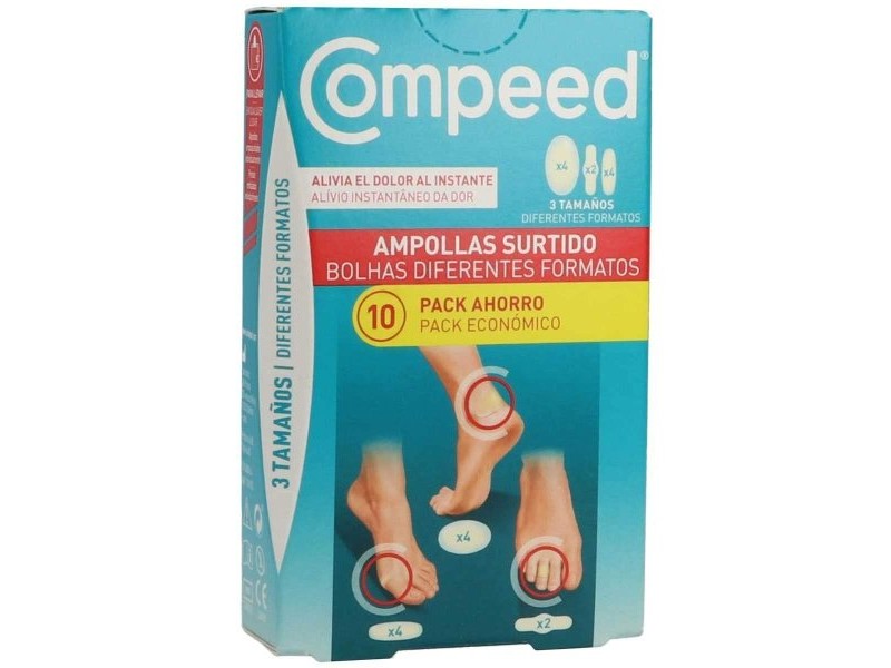 Превръзки за мехури Compeed   10 Части