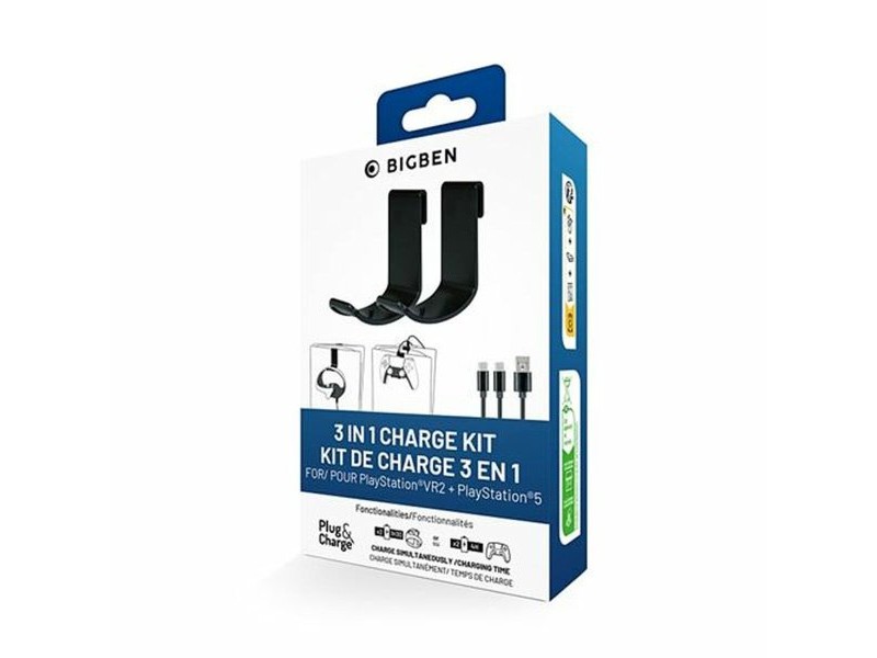 USB зарядно Nacon PS5 3 EN 1