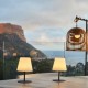 Настолна лампа с LED Lumisky Сив