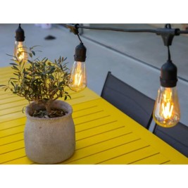 Гирлянда от LED Светлини Lumisky Черен Сив