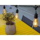 Гирлянда от LED Светлини Lumisky Черен Сив