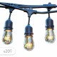Гирлянда от LED Светлини Lumisky Черен Сив