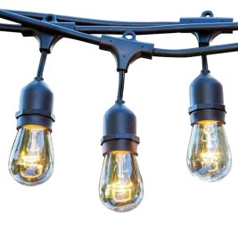Гирлянда от LED Светлини Lumisky Черен Сив